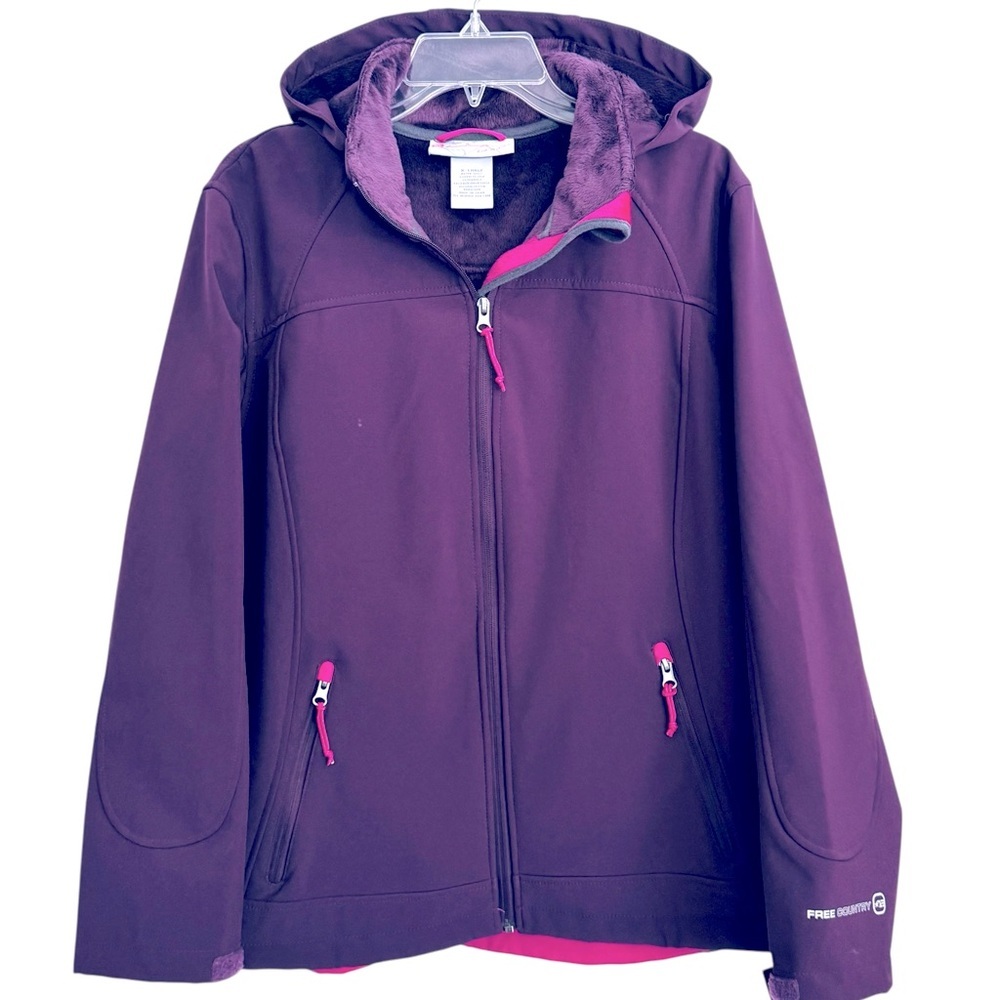 Free Country Super Softshell® Size XL Purple/Pink All Weather Jacket